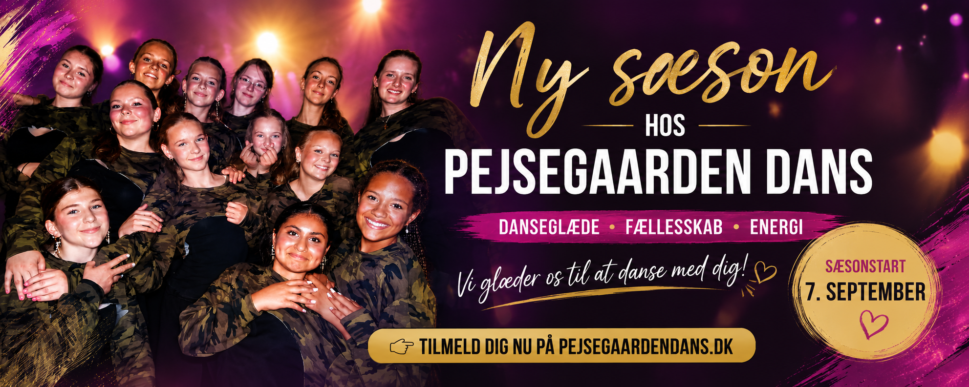 Pejsegaarden dans - ny sæson start 7. september